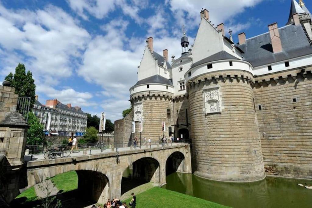 Grande Chambre Independante, Charme, Calme Sur Jardin, Nantes Centre, Acces Prive Par Escalier De L'Immeuble, Sdb & Wc Prives, 10 Minutes Gare Et Palais Des Congres Exterior photo